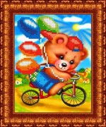 Мишка на велосипеде ("Каролинка")