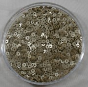  Silver mink colour sprinkle finish sequins 5гр