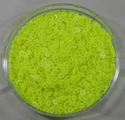  Neon finish sunny lime  color sequins 5гр